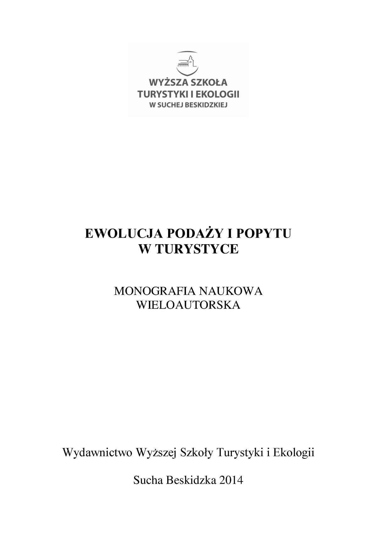 Modele Niepe Nosprawno Ci Jako Derteminanty - EWOLUCJA PODAŻY I POPYTU ...