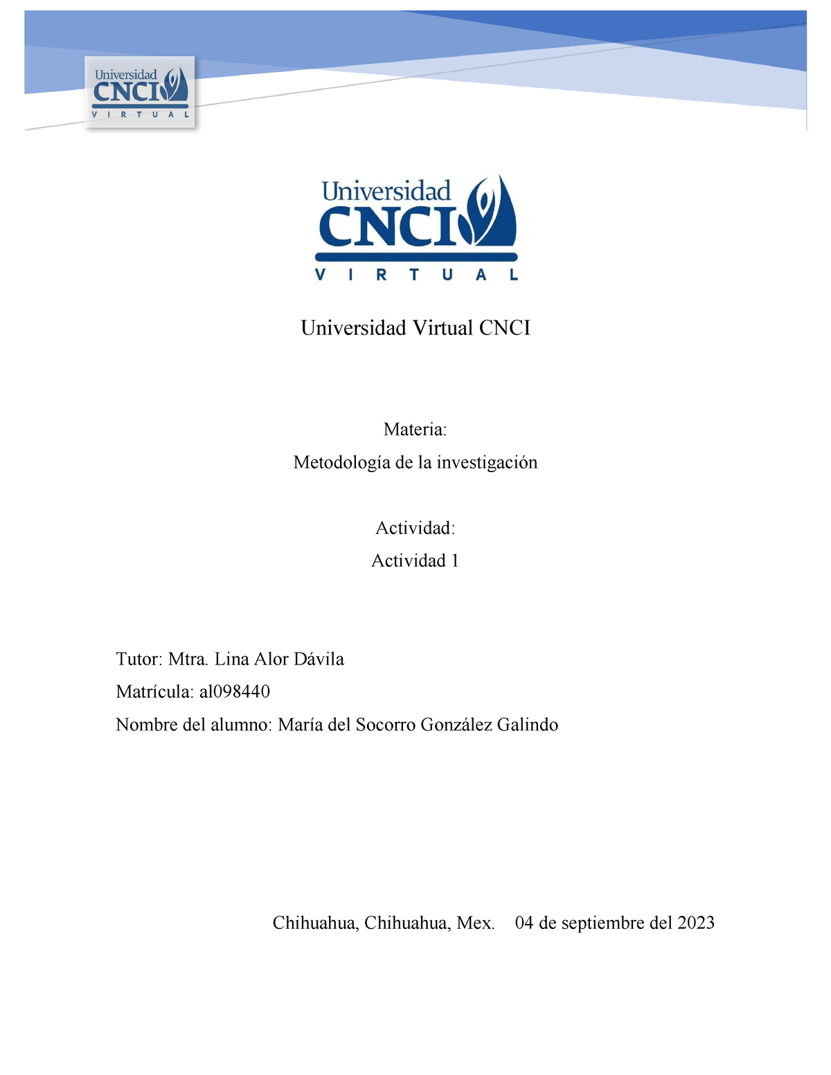 Actividad 1-AL098440 - Tarea - Universidad Virtual CNCI Materia ...