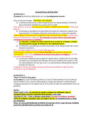 La Protection Des Actionnaires Minoritaires Martel Paul Eyb Cdd Entreprises Et Soci T S