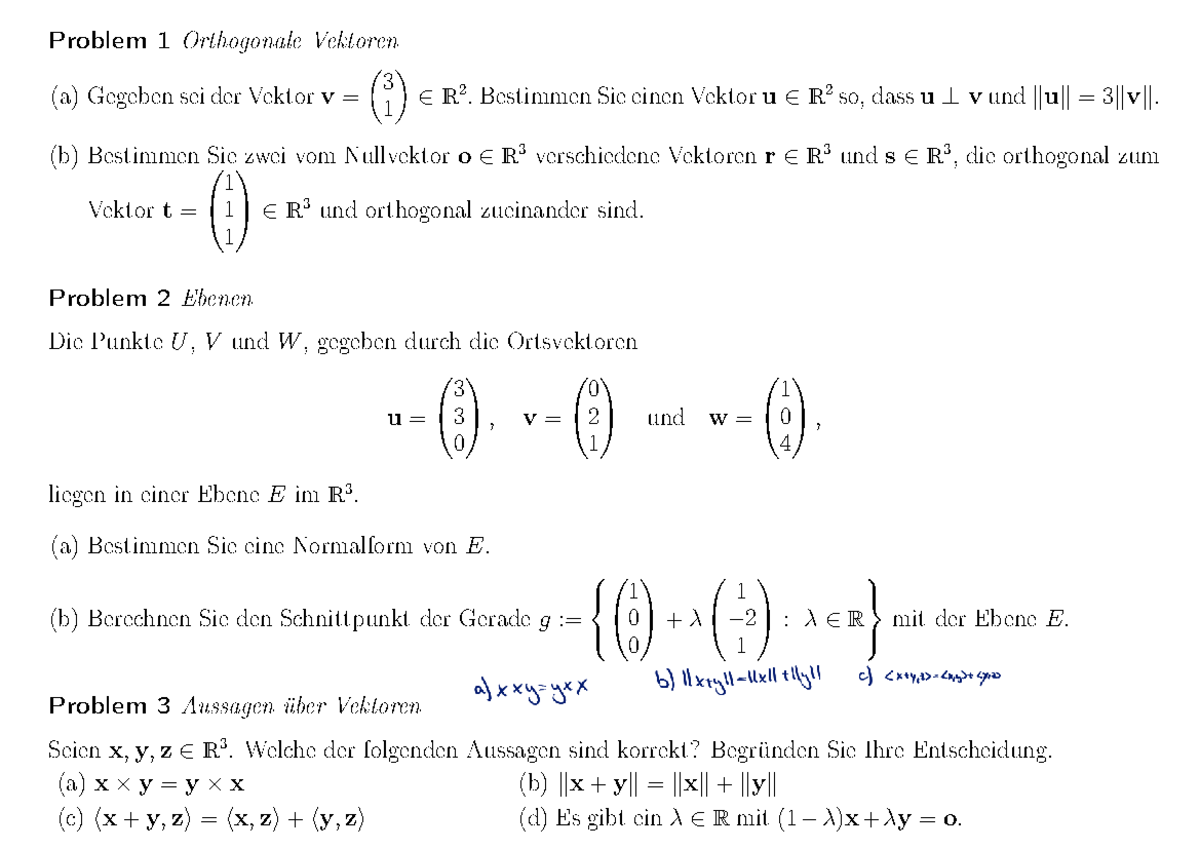 Mathematik GÜ Übung 04 - Wintersemester - Pr♦ ♠ Rt ♦ ♦♥ T♦r ♥ ♥ S R T♦r ...