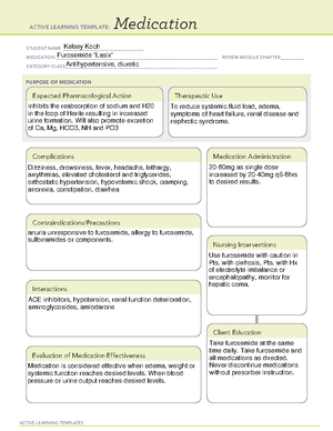 Osmotic diuretics - Medication templates: Reproductive and Urinary ...