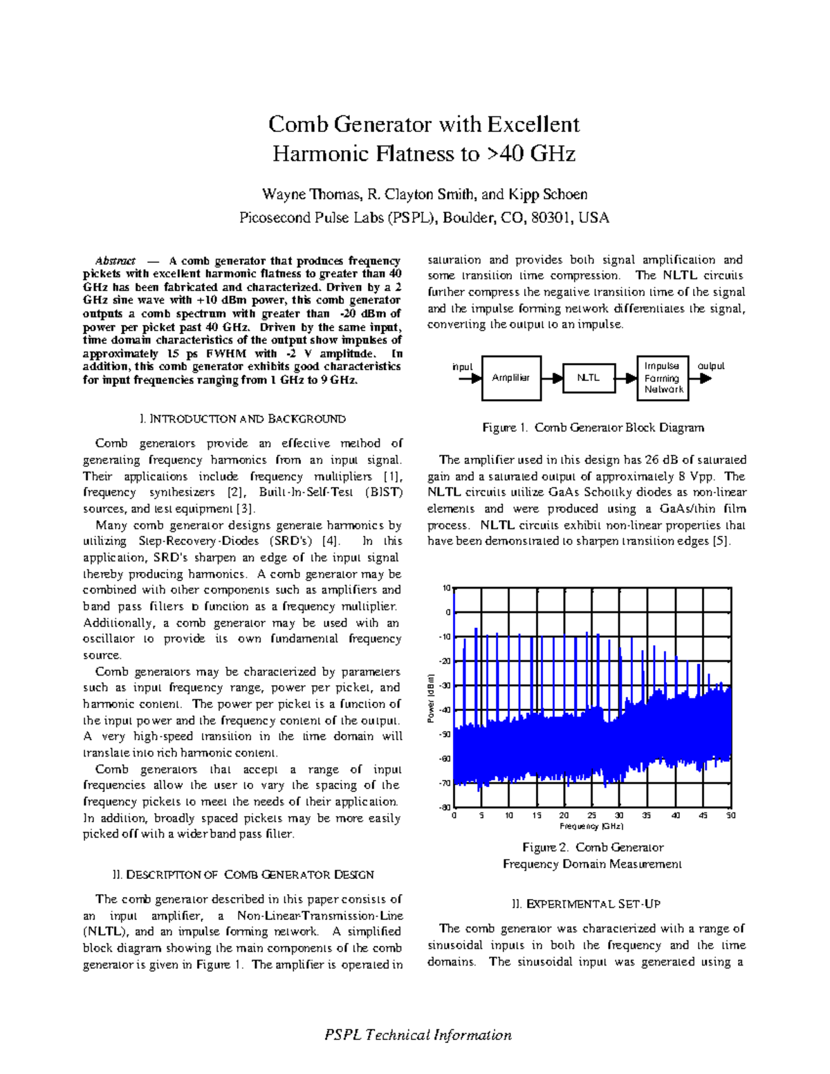 10.1.1 step recovery diode PSPL Technical Information Comb