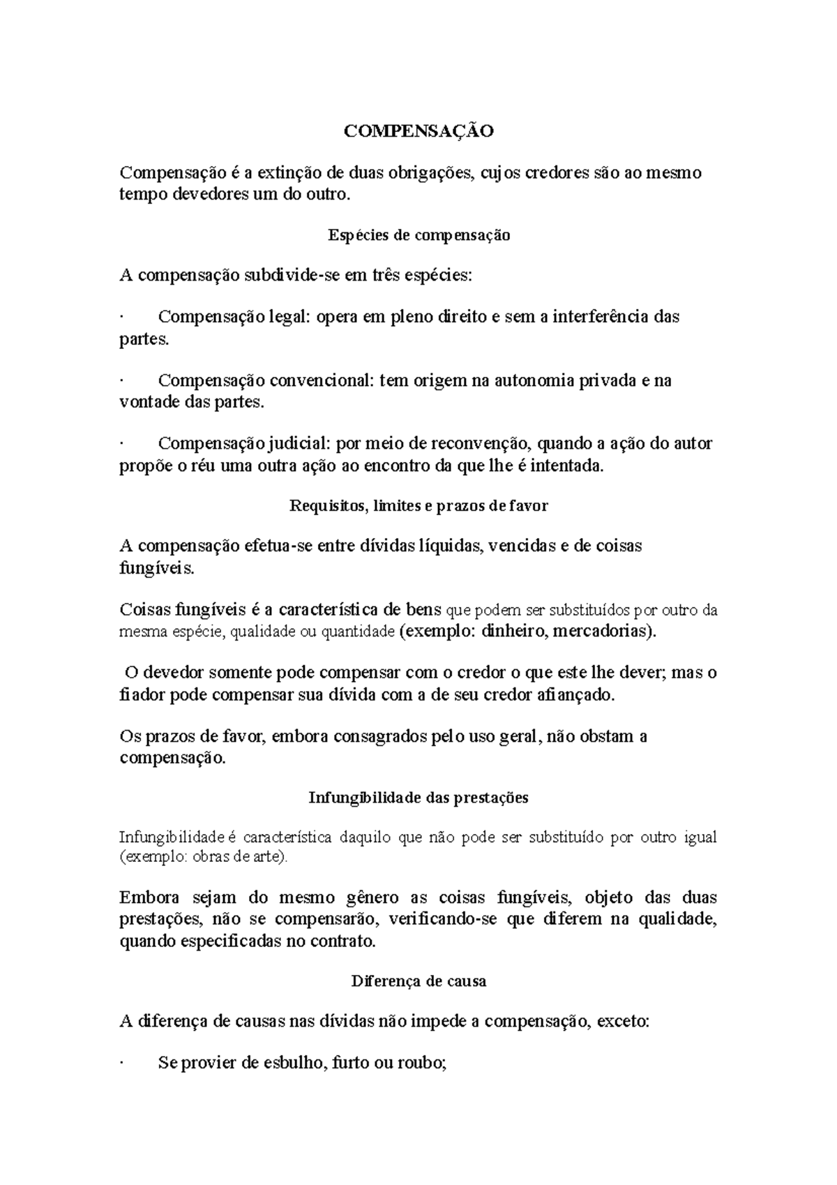 Compensação - Esse Slide e para uma apresentação, - COMPENSAÇÃO ...