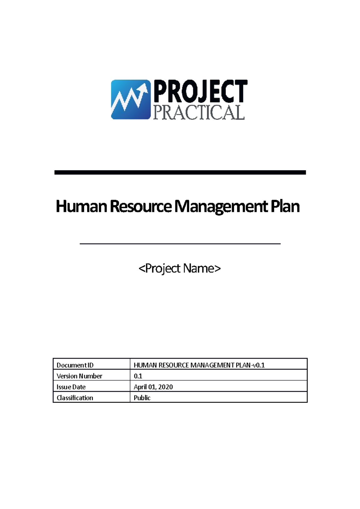 Human resource management plan template 1 - Human Resource Management ...