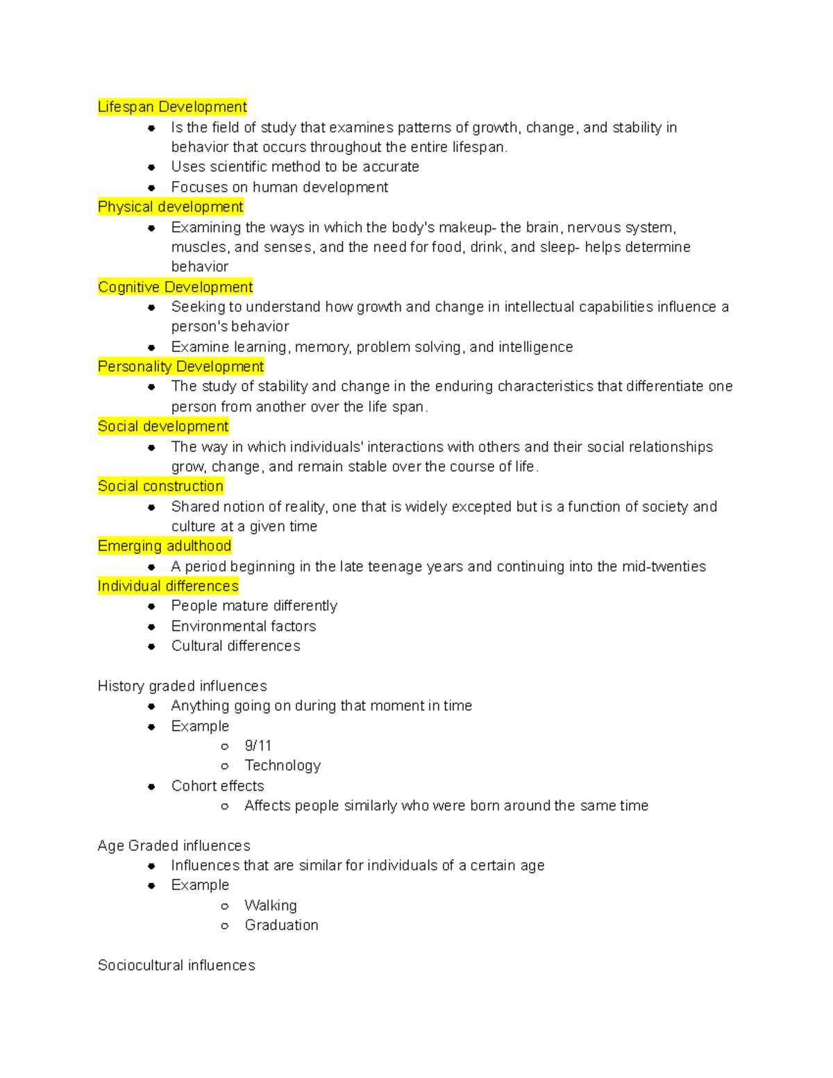 Dev Psych ch 1pdf University of Florida Lifespan Development Is the Dev Psych ch 1pdf University of Florida Lifespan Development Is the