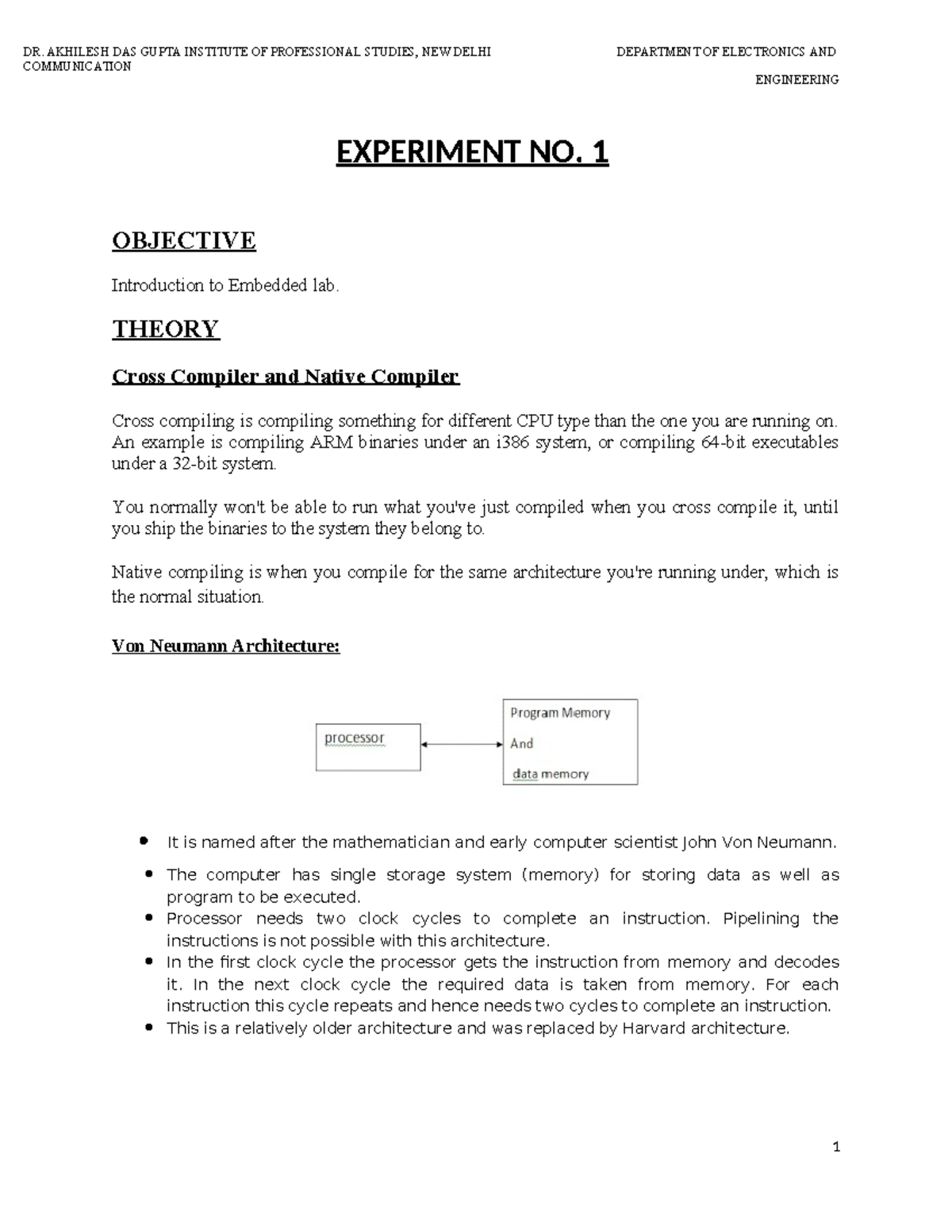 Embedded college file - embeded - COMMUNICATION ENGINEERING EXPERIMENT ...