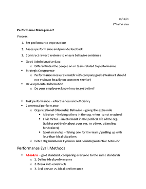 Z370 Midterm nots - Leadership Midterm Organizational Behavior - Notes ...