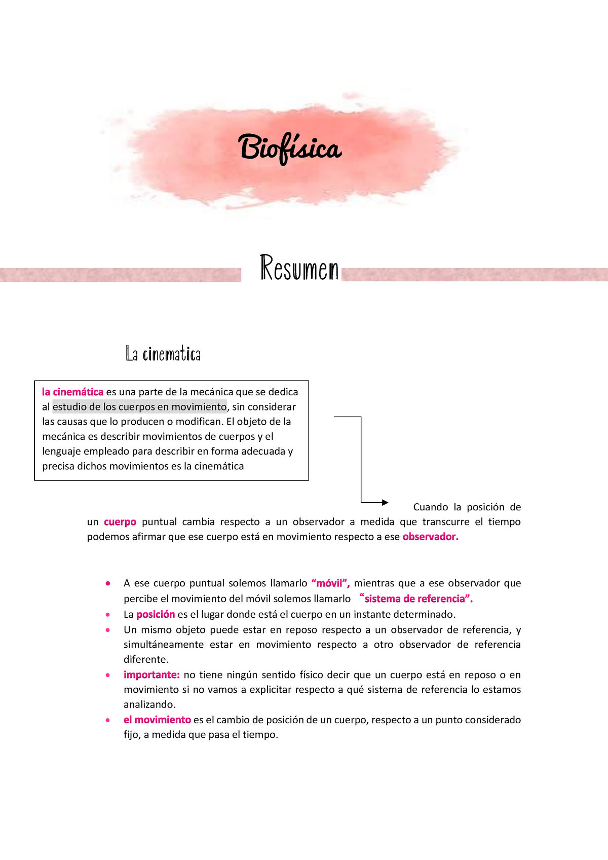 Resumen Biofisica Uba Xxi Primer Parcial - Resumen ####### La ...