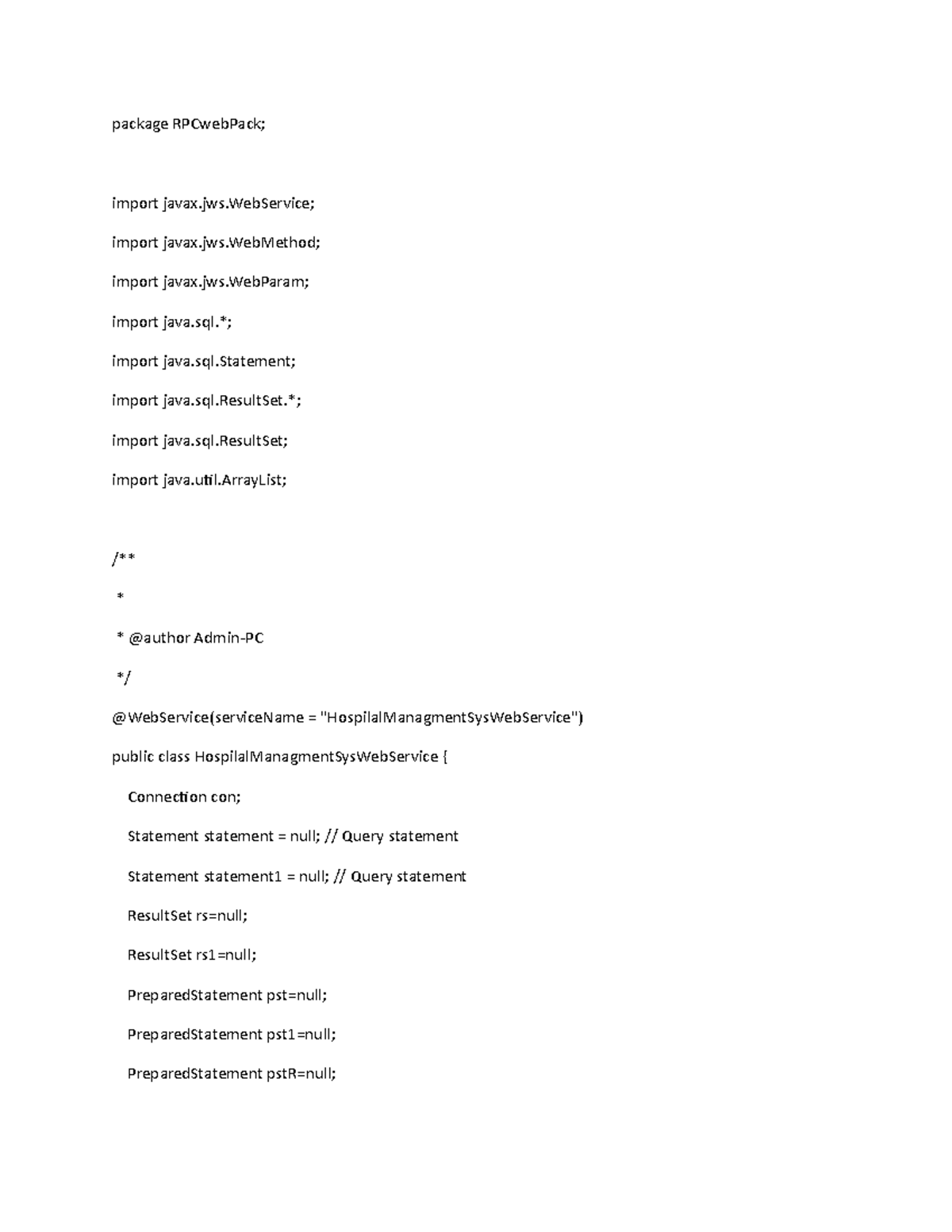 Exam 2 January 2017, questions and answers - package import import ...