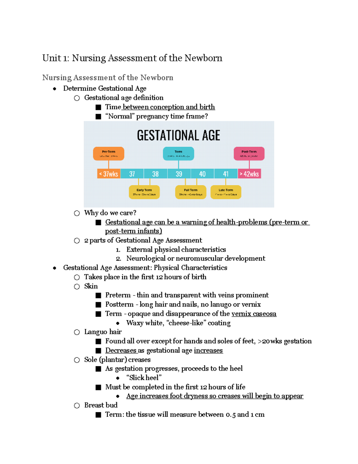 306 Unit 1 Newborn Assessment Unit 1 Nursing Assessment Of The 306 Unit 1 Newborn Assessment Unit 1 Nursing Assessment Of The