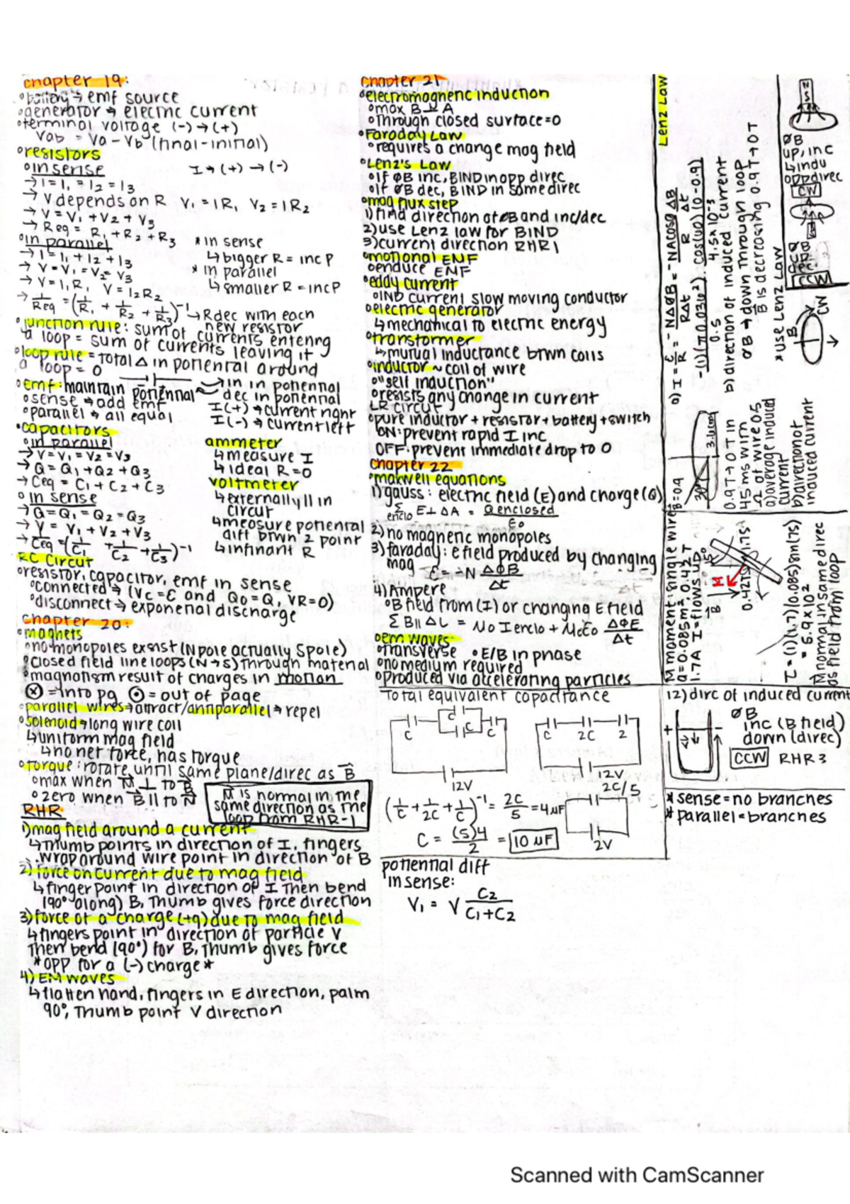 Exam 2 review sheet - PHYS 111 - Studocu