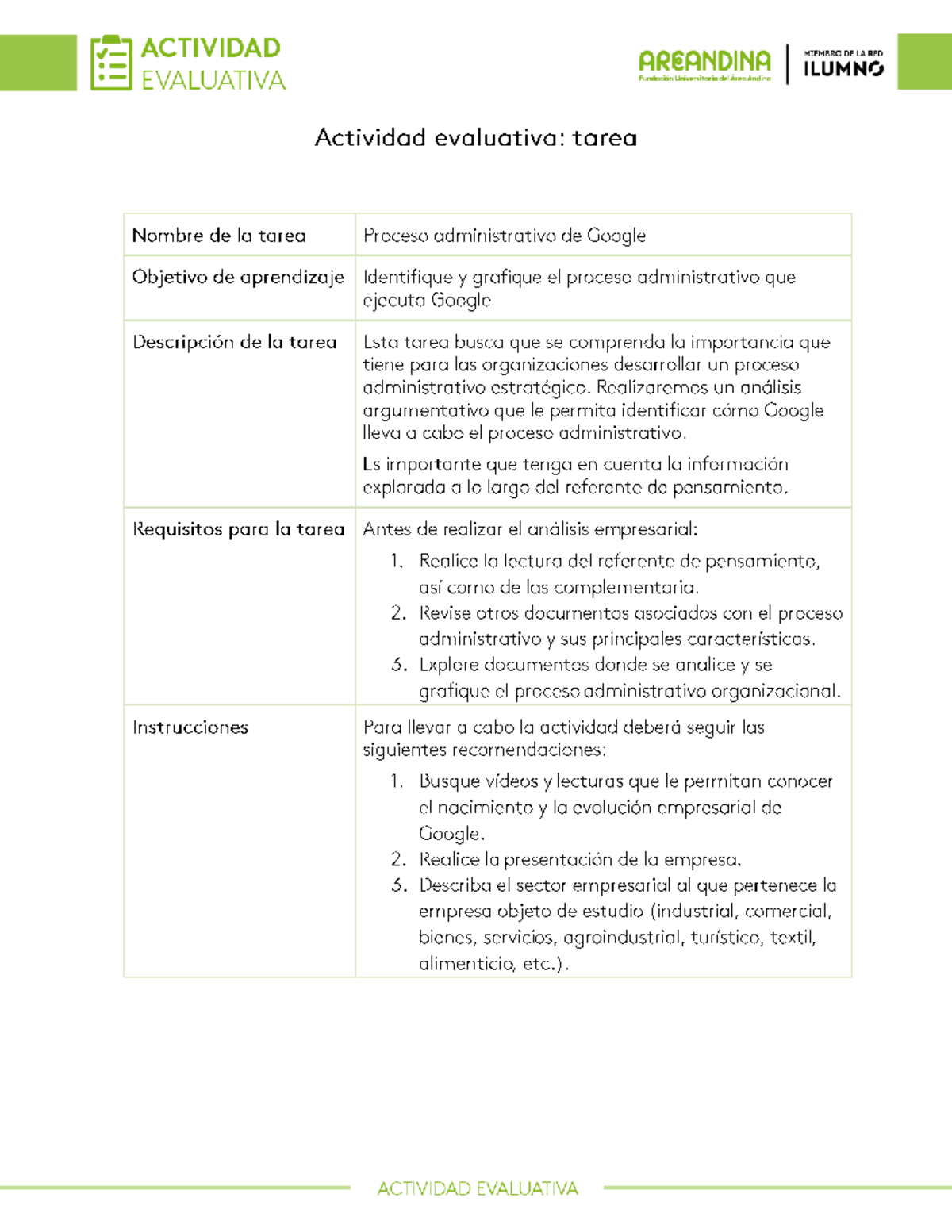 Actividad evaluativa Eje 3 - gestion empresarial - Warning: TT ...