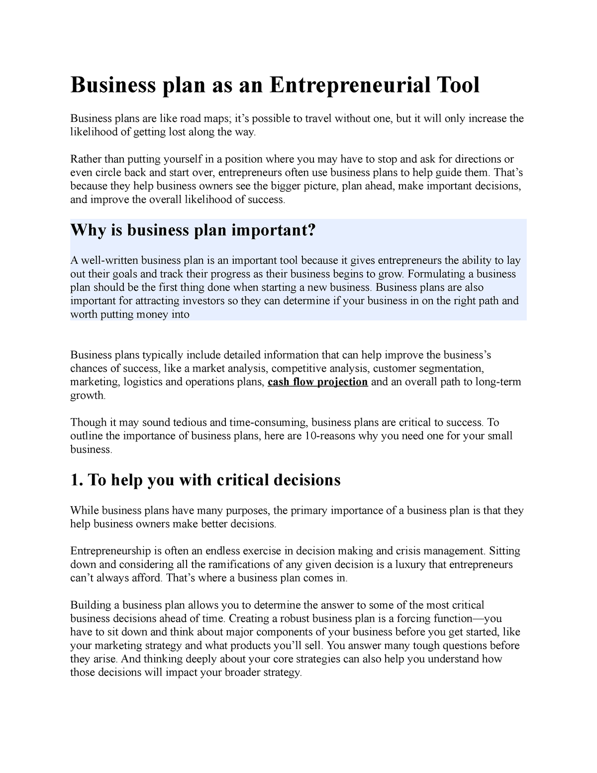 ifj business plan tool