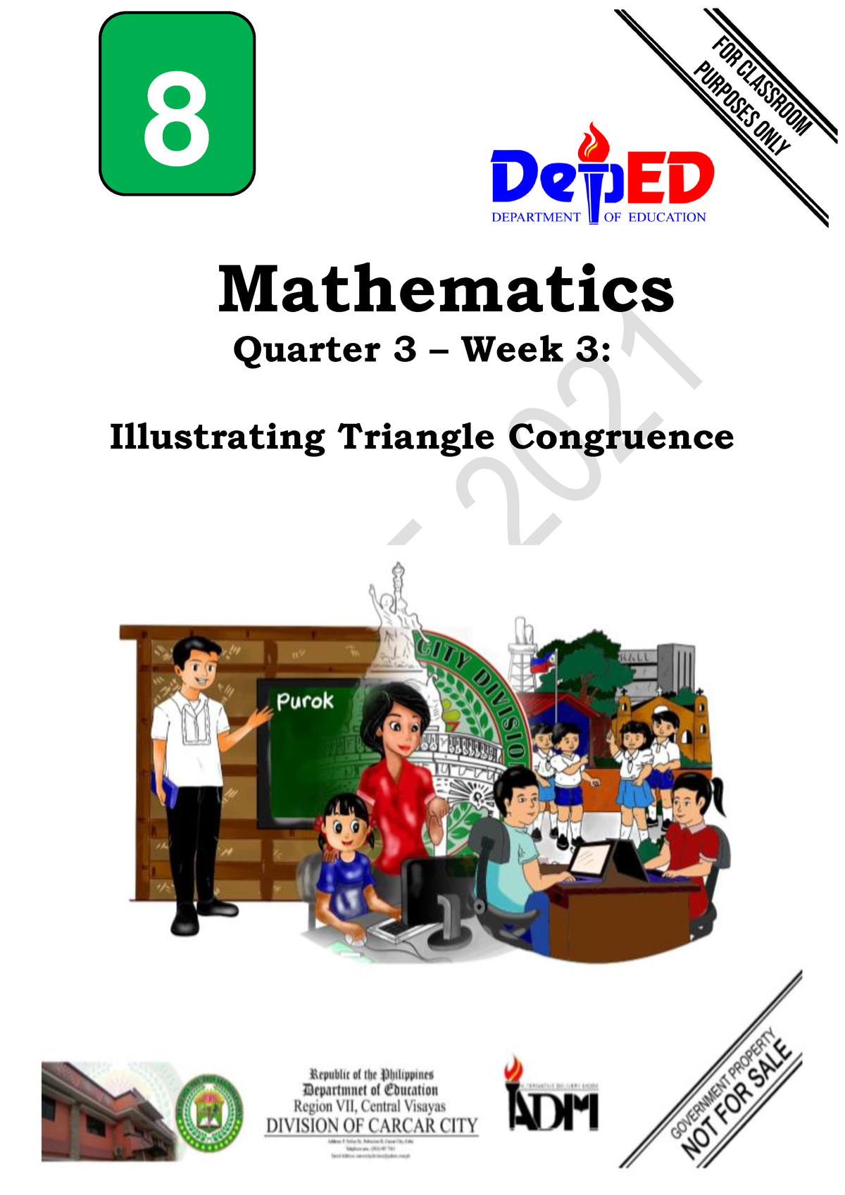 Math8-Q3-Week3 V - BSED - Mathematics Quarter 3 – Week 3: Illustrating ...