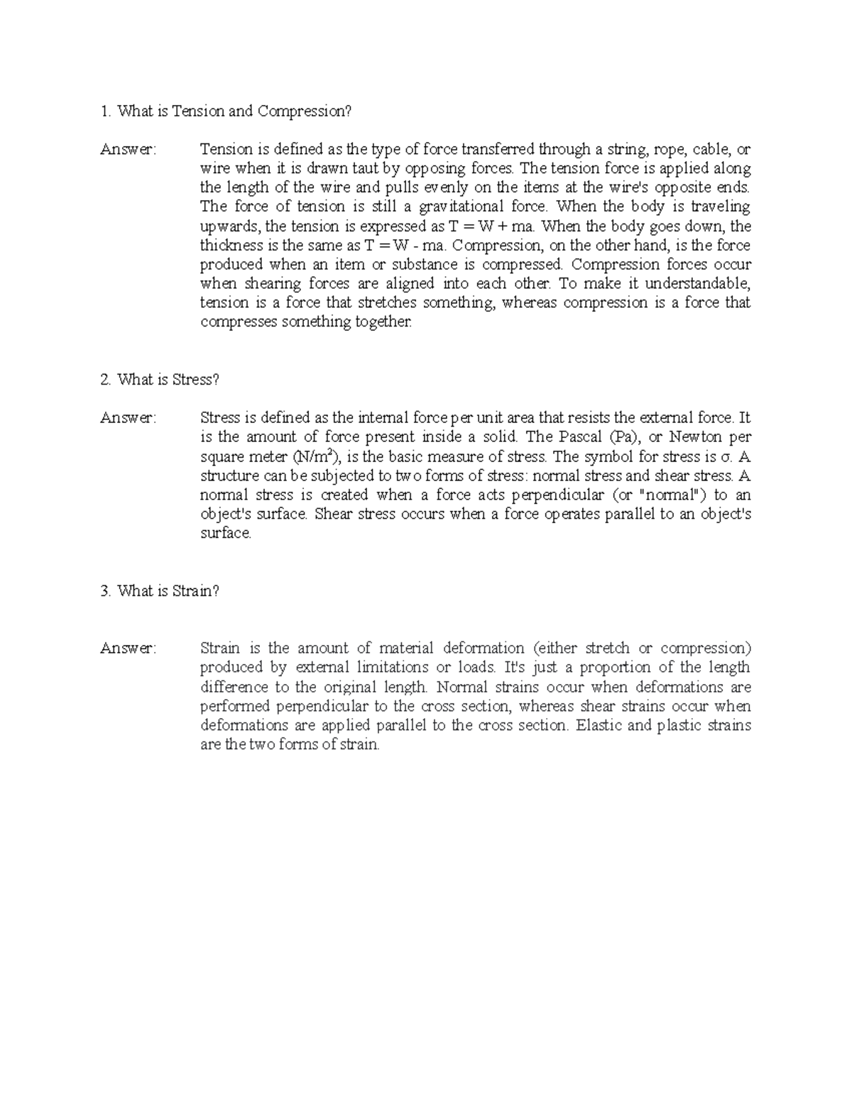 1-1-what-is-tension-and-compression-2-what-is-stress-3-what-is