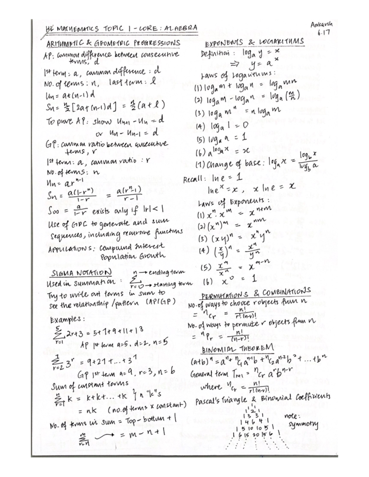 Math Teacher's Notes - EC109 - Studocu