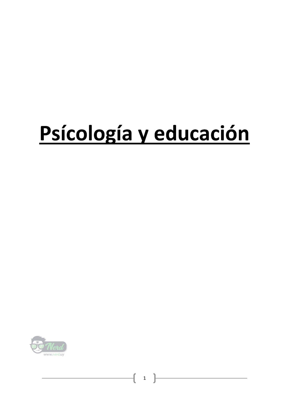 Resumen Psico Y Edu Studocu