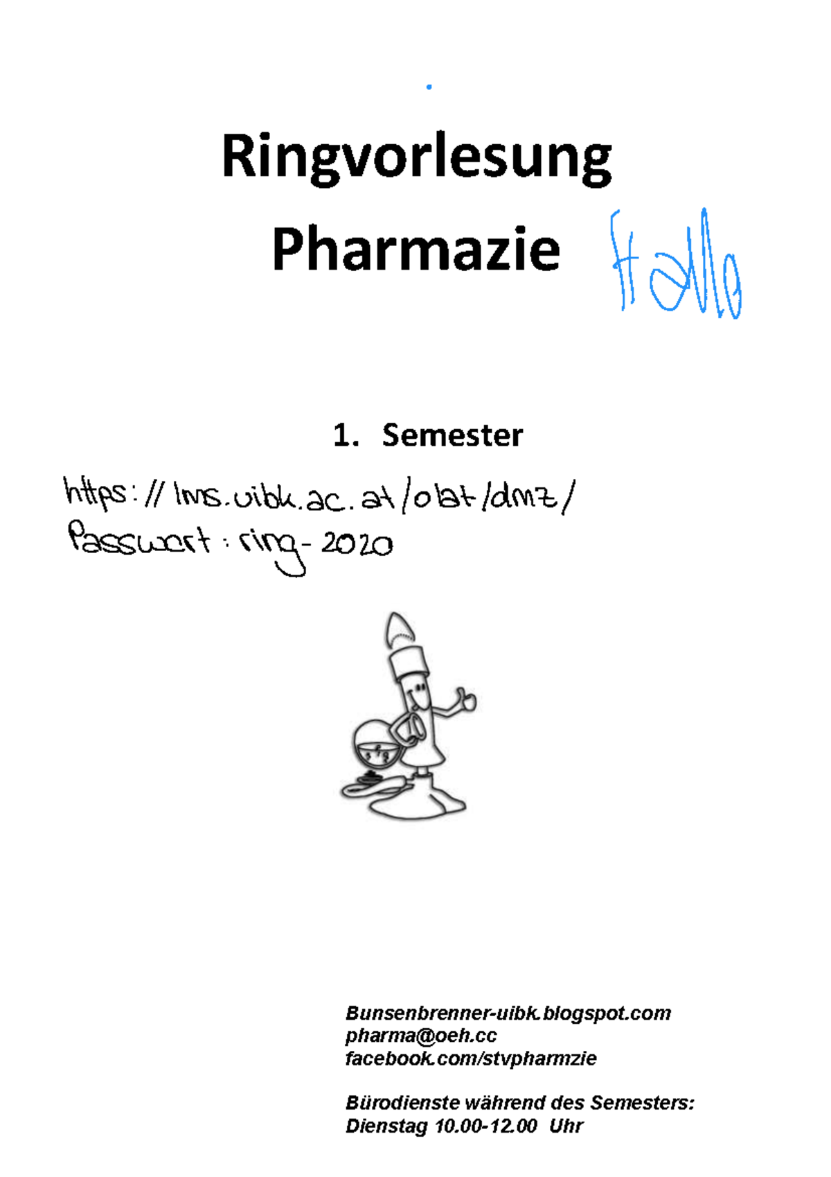 1. Semester Ringvorlesung Pharmazie Skriptum - Ringvorlesung Pharmazie ...