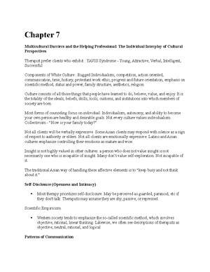Chapter 1 - Clinical Interviewing - Interview Process Overview The ...