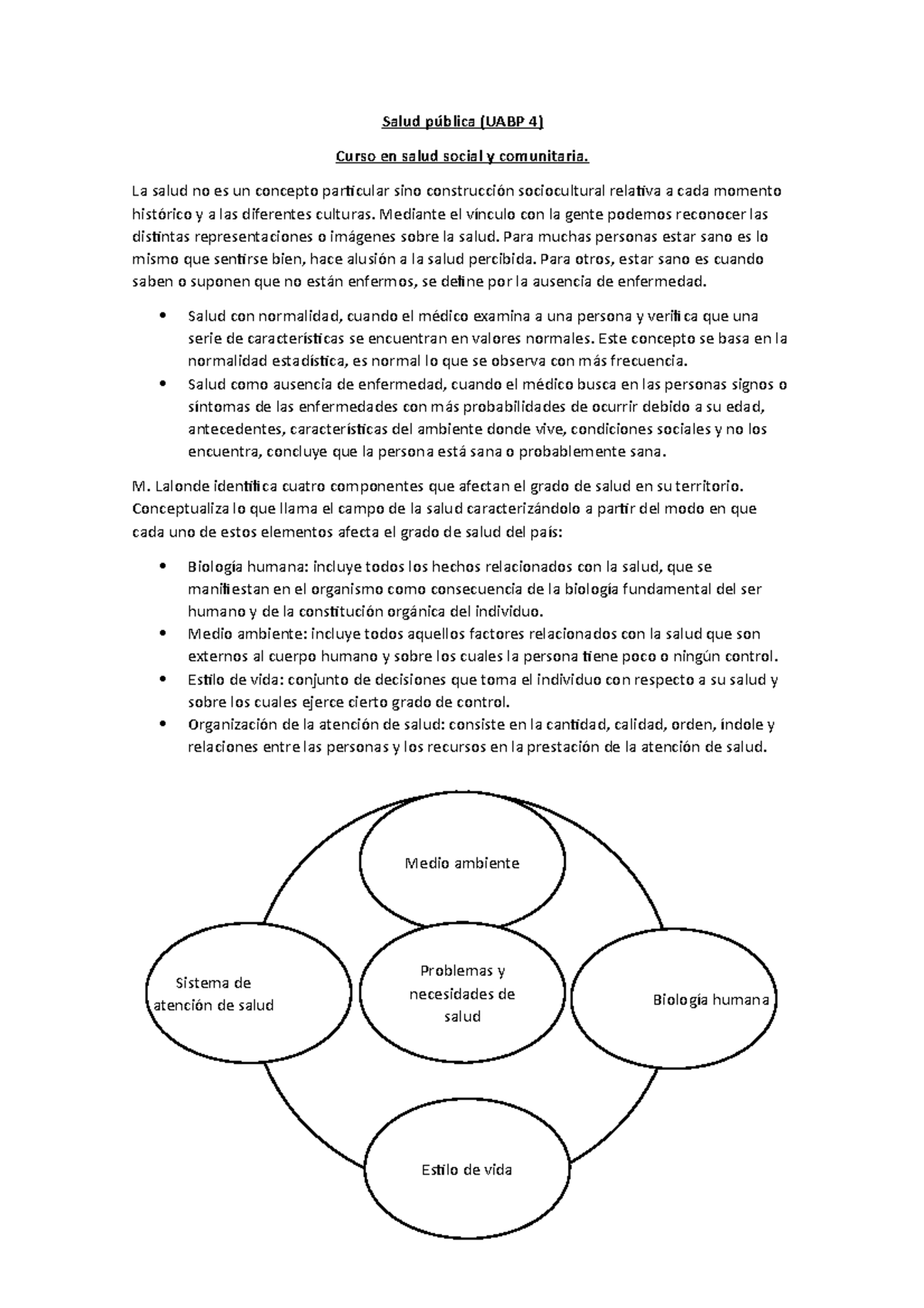 UABP 4 (Curso En Salud Social Y Comunitaria) - La Salud No Es Un ...