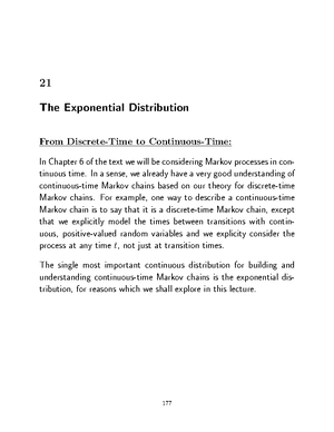 Lecture 19 - Exponential random variable and poisson process - IEMS 315 ...