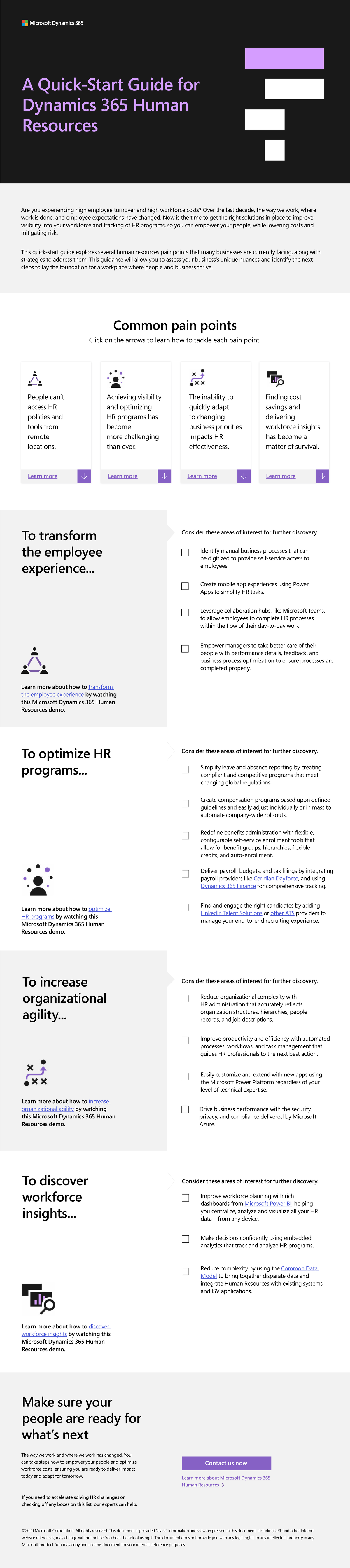 Quick-Start Guide for Dynamics 365 Human Resources - Are you ...