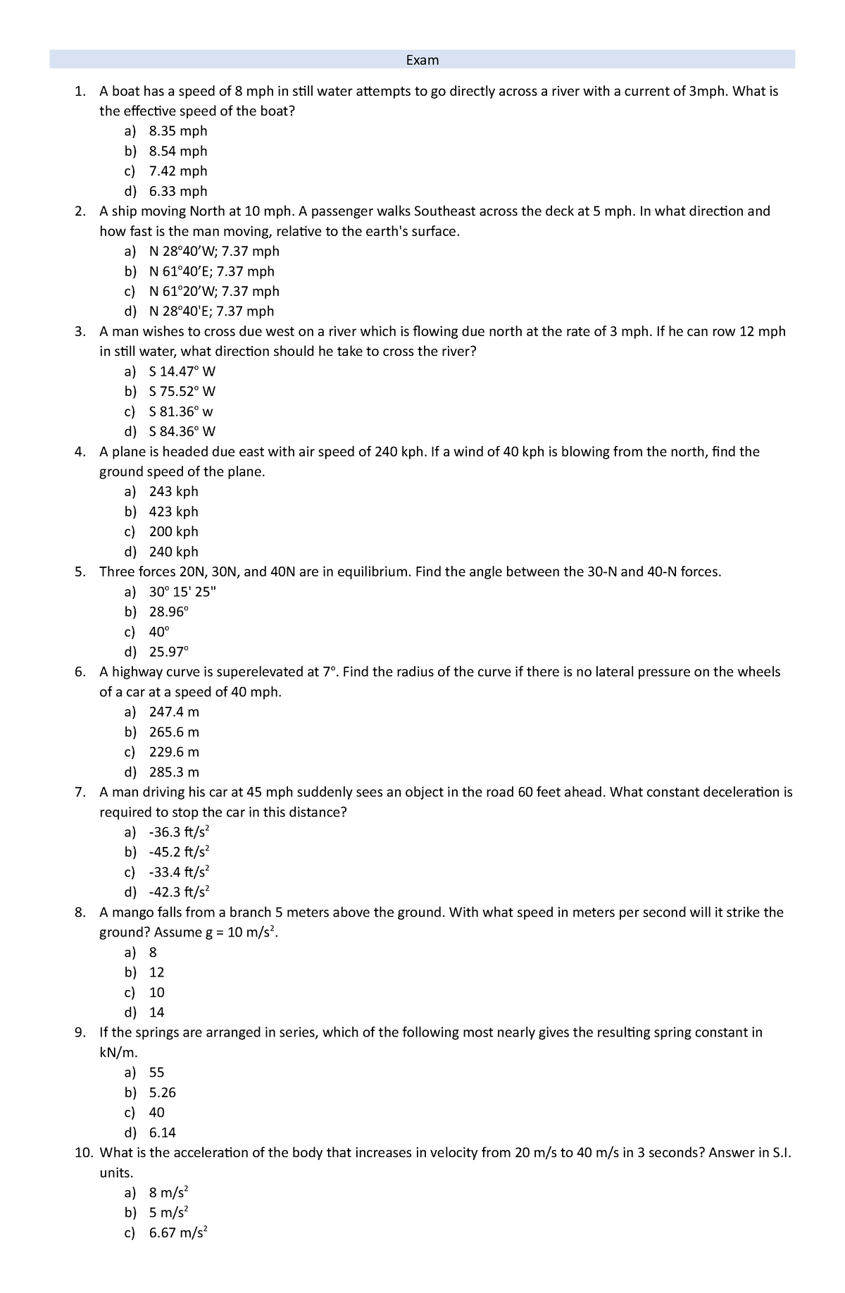 engineering-mechanics-exam-a-boat-has-a-speed-of-8-mph-in-still-water