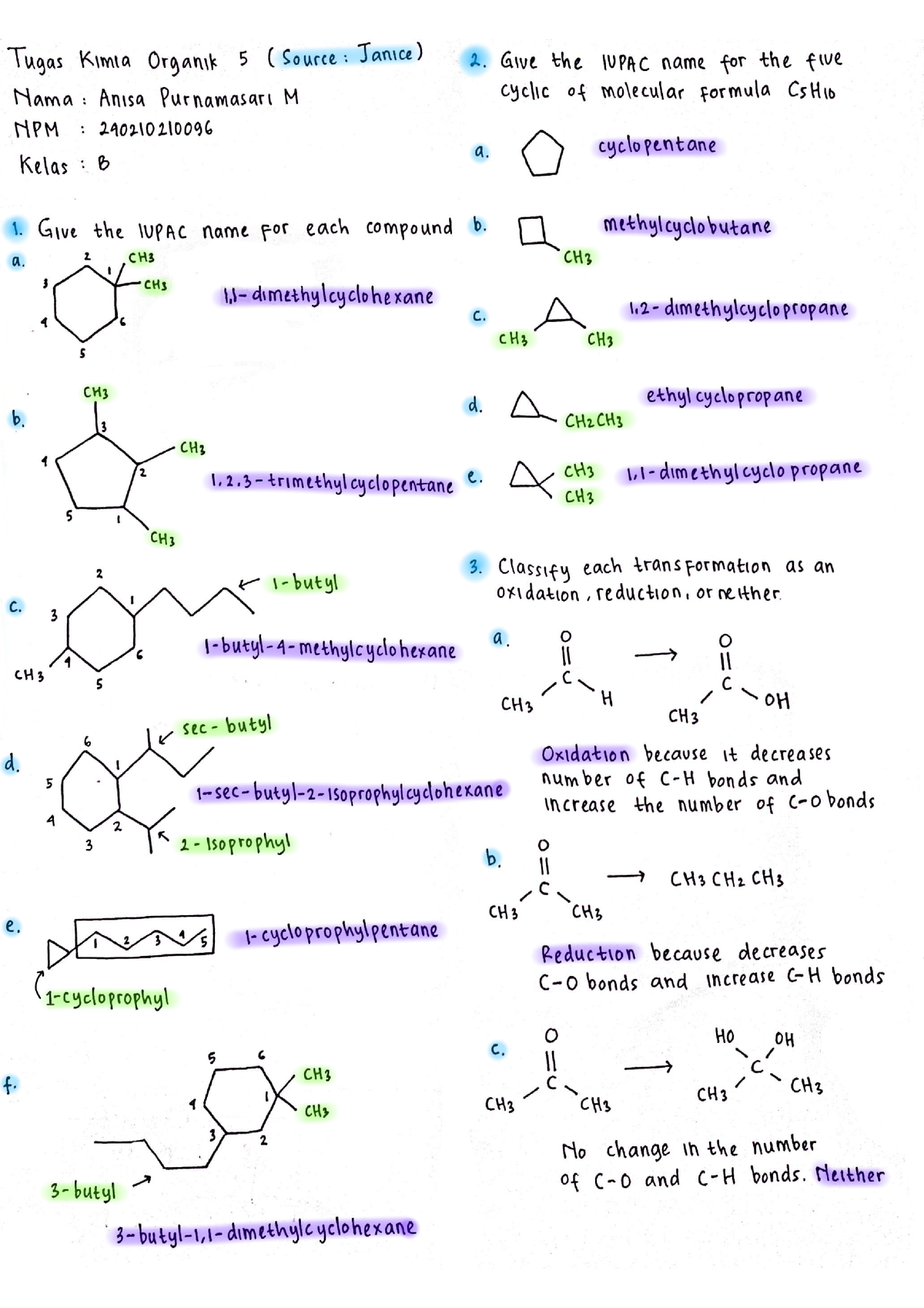 Organic Chemistry Chapter 5 - Studocu