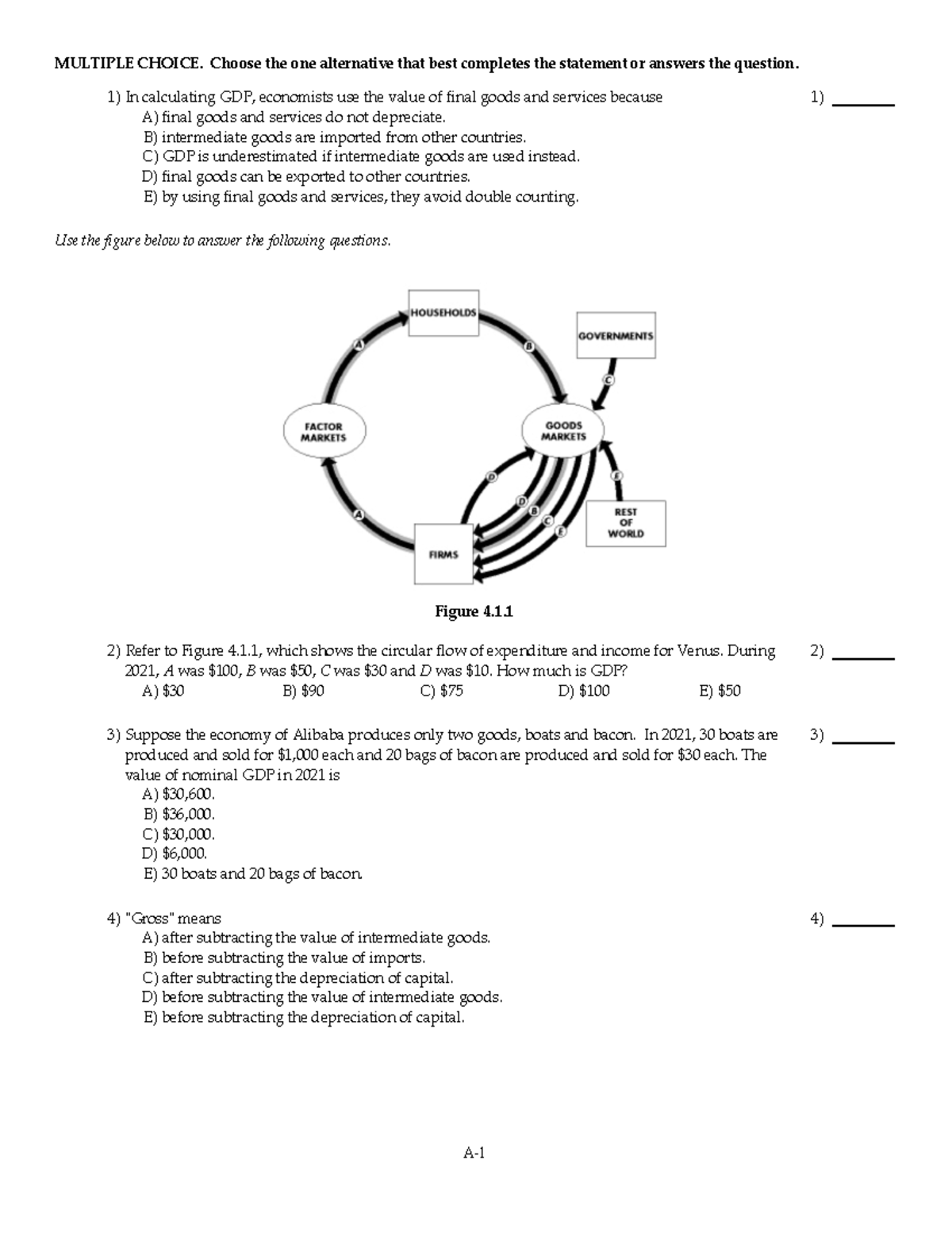 Further+Practice+Questions+-+MT1+-+No+AKs - MULTIPLE CHOICE. Choose the ...