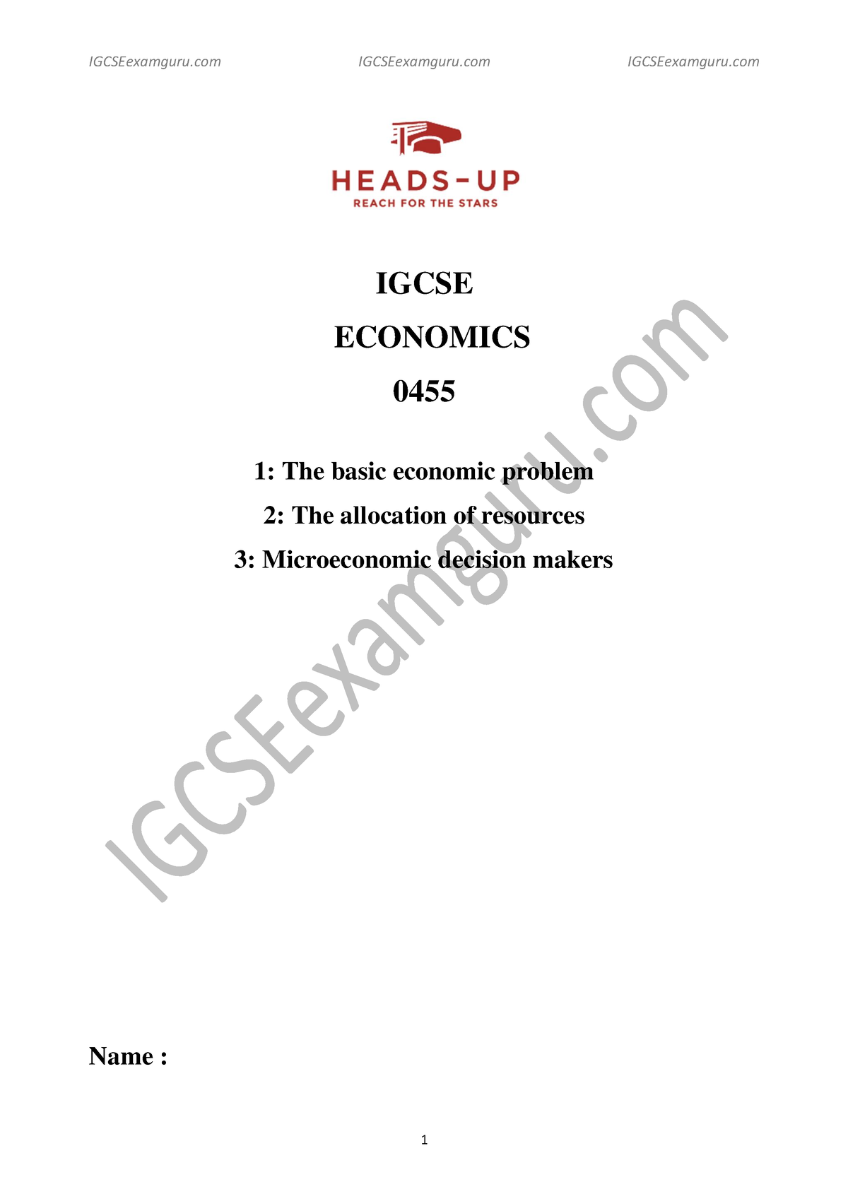 Past Paper Economics 0455: Jun 2019 Question Paper 1,2 > IGCSE