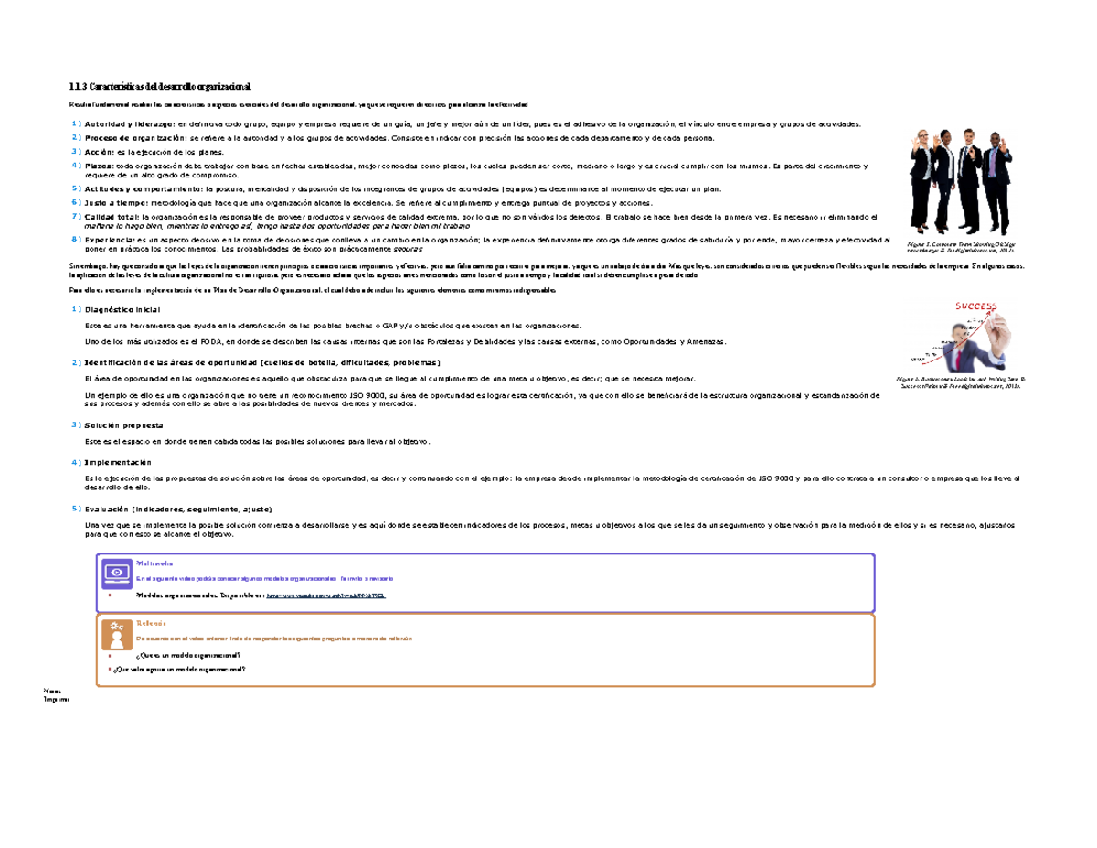 Desarrollo organizacional y Procesos de Cambio v1 Desarrollo ...