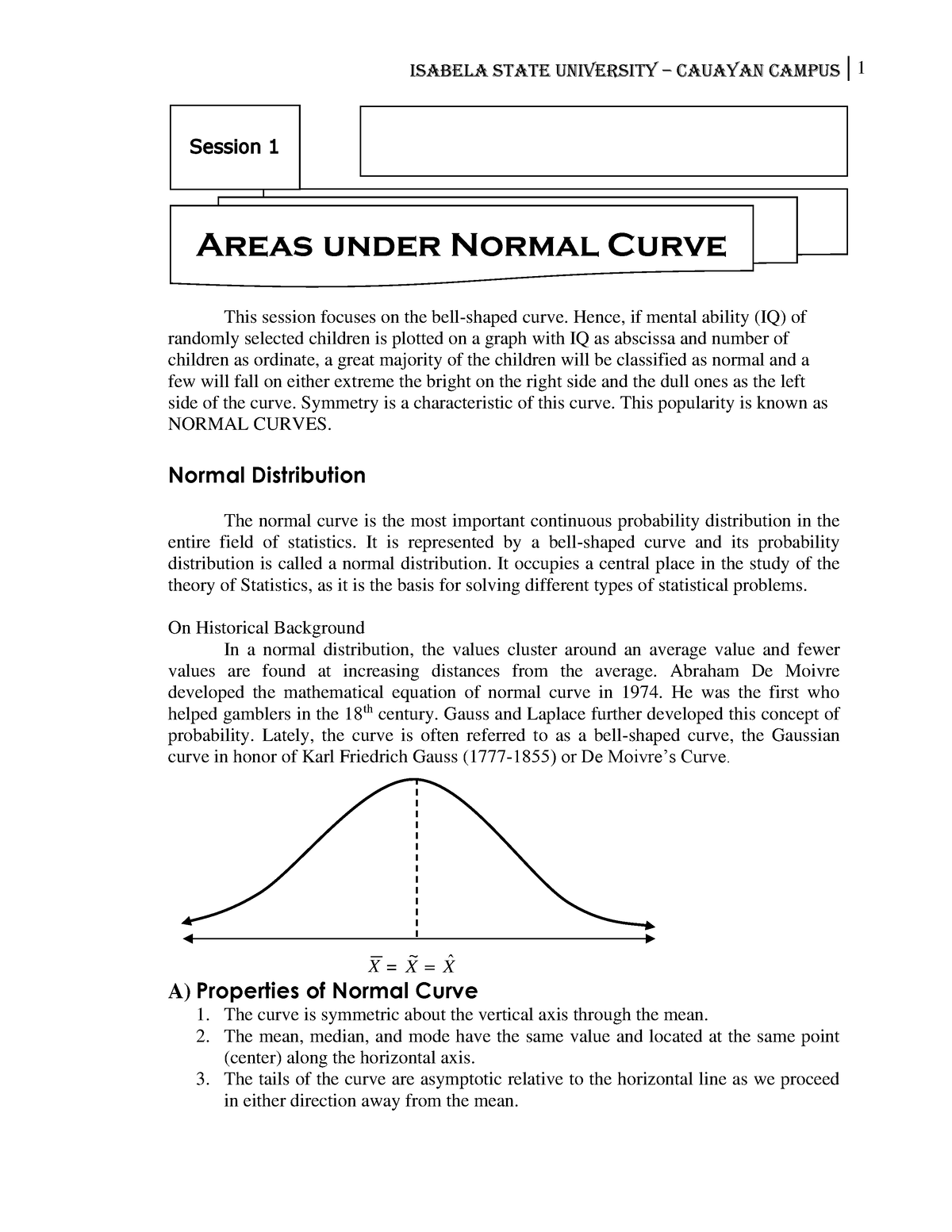 chapter-1-hypothesis-testing-this-session-focuses-on-the-bell-shaped