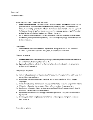 Sistem teori The school as a social system lect - Sistem teori The ...