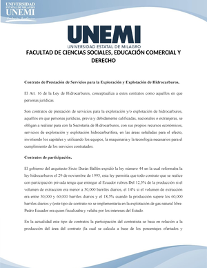 Pregunta 20- Examen 1 - TEST - Derecho Minero Y Petrolero - Pregunta 20 ...