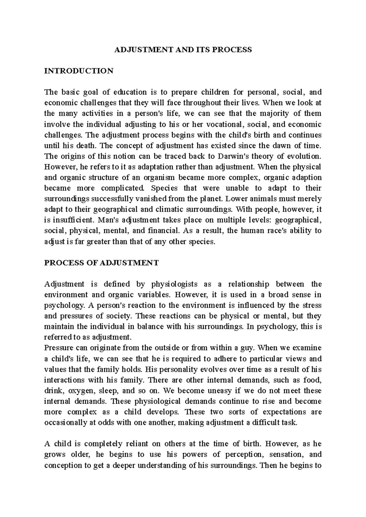 adjustment-meaning-lecture-notes-5-adjustment-and-its-process