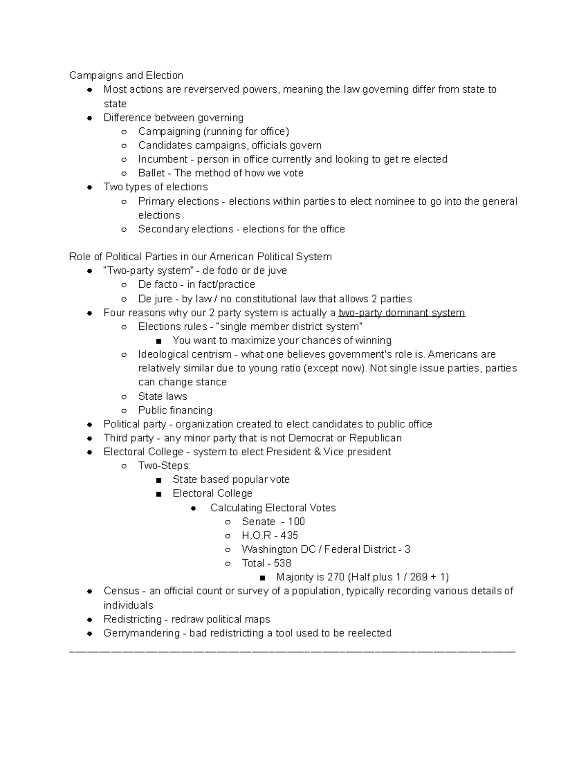 Test 3 Lecture Notes Campaigns And Election Most Actions Are test-3-lecture-notes-campaigns-and-election-most-actions-are