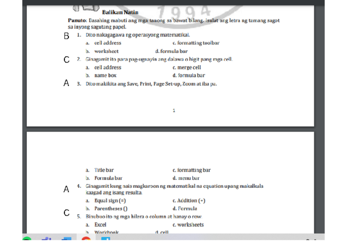 EPPWEEK 78 Like an arrow in the blue sky Taxation Law B C A A C