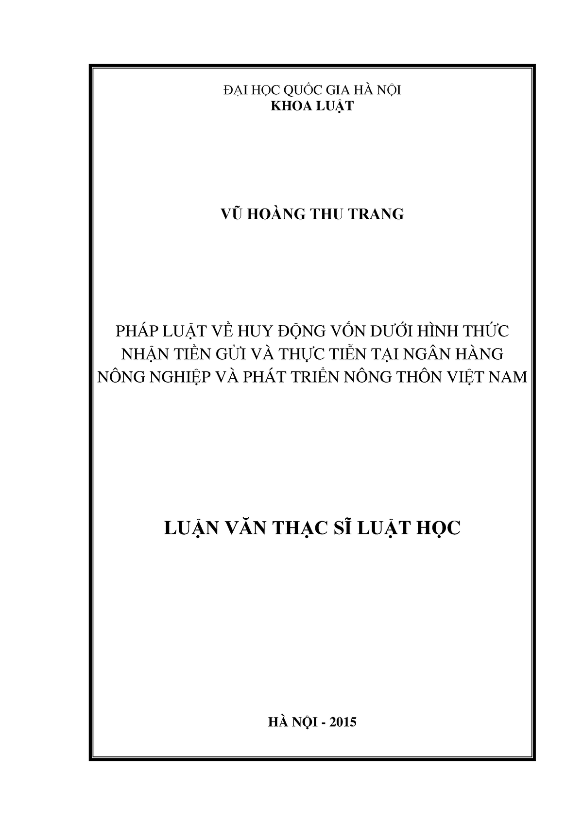 00050006145 - ádfsadvđsá - ĐẠI HỌC QUỐC GIA HÀ NỘI KHOA LUẬT VŨ HOÀNG ...