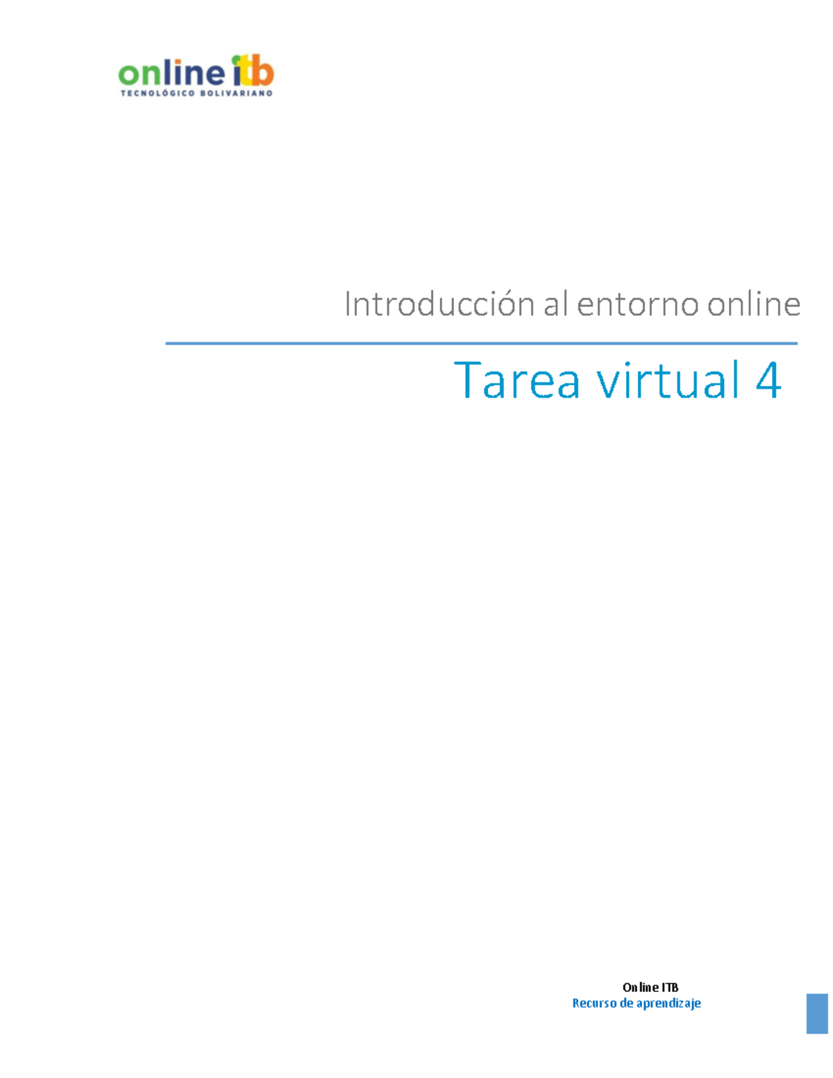 Tarea Virtual 4 - NIV ...