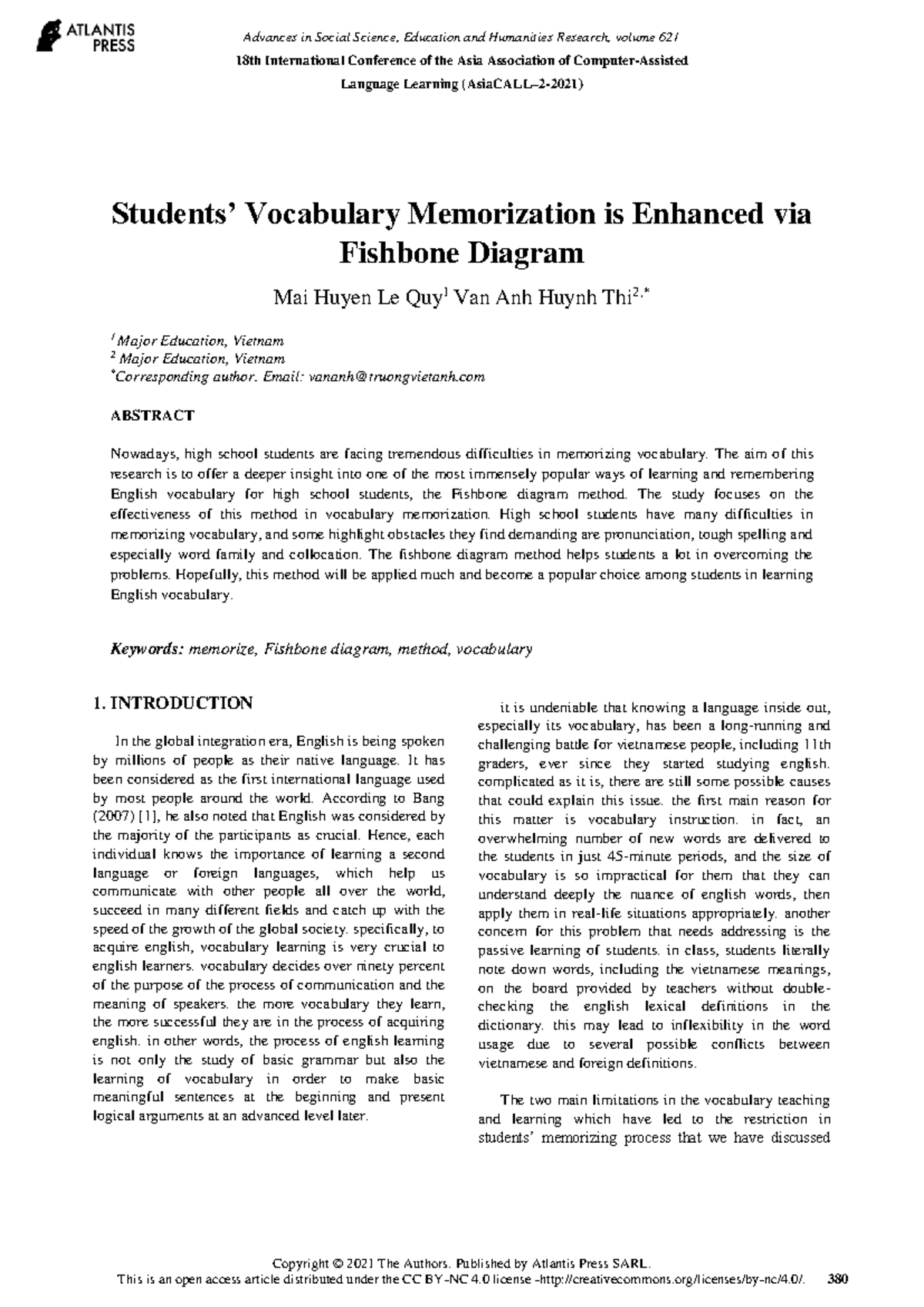 125967436 - n/a - Students’ Vocabulary Memorization is Enhanced via ...