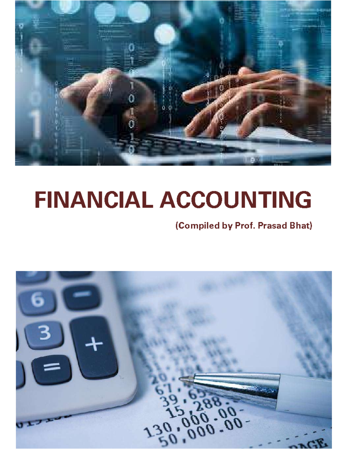 Financial Accounting Study Material - FINANCIAL ACCOUNTING (Compiled by ...