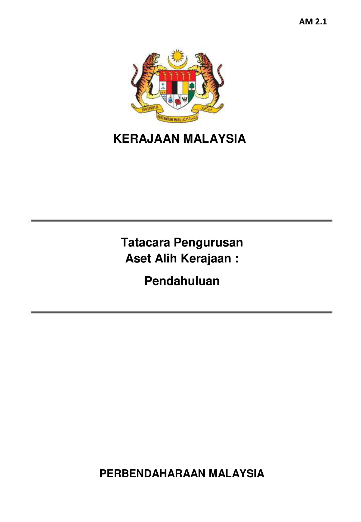 AM 2 23042018 - Pekeliling Perbendaharaan - PERBENDAHARAAN MALAYSIA ...