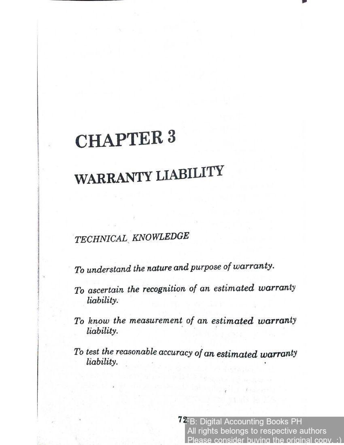 Chapter 3 Warranty Liability Fundamentals Of Accounting Studocu