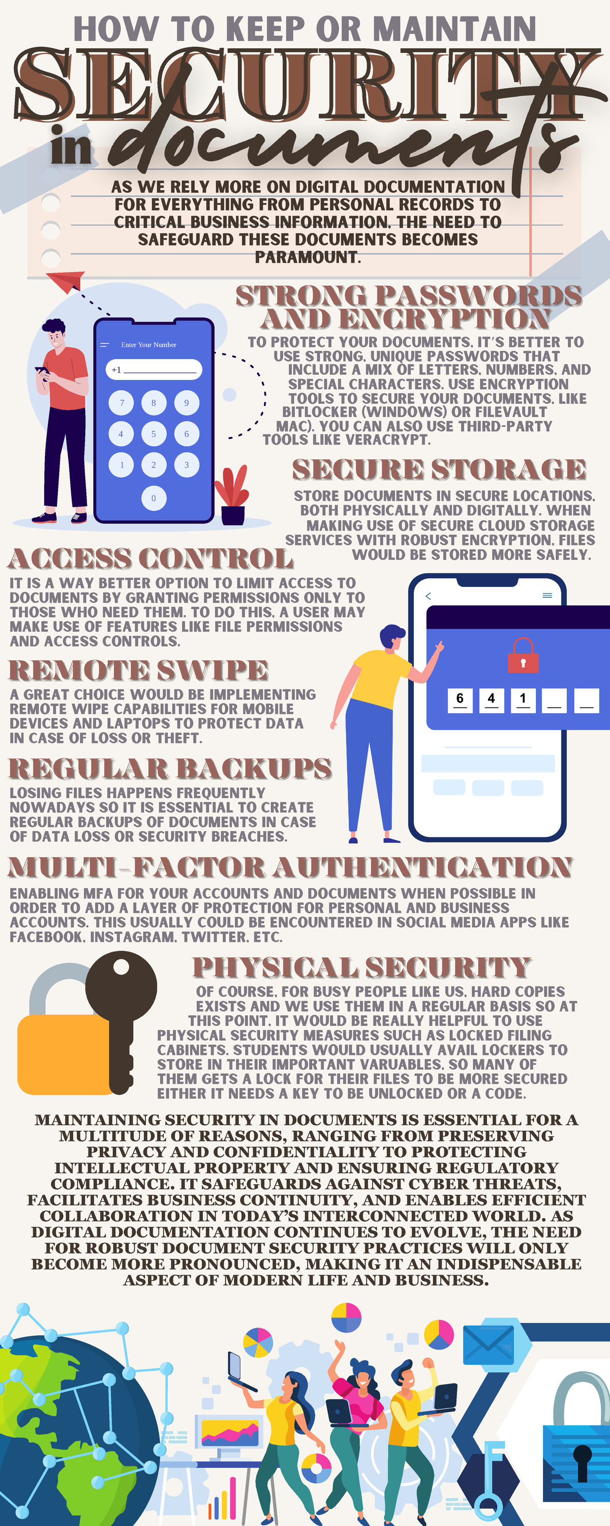 Infographic - Lit - + 1 2 0 3 4 5 6 7 8 9 Enter Your Number to protect ...