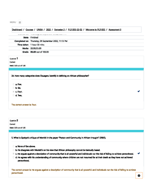 PLS1502 multiple choice answers - PLS1502 - Studocu