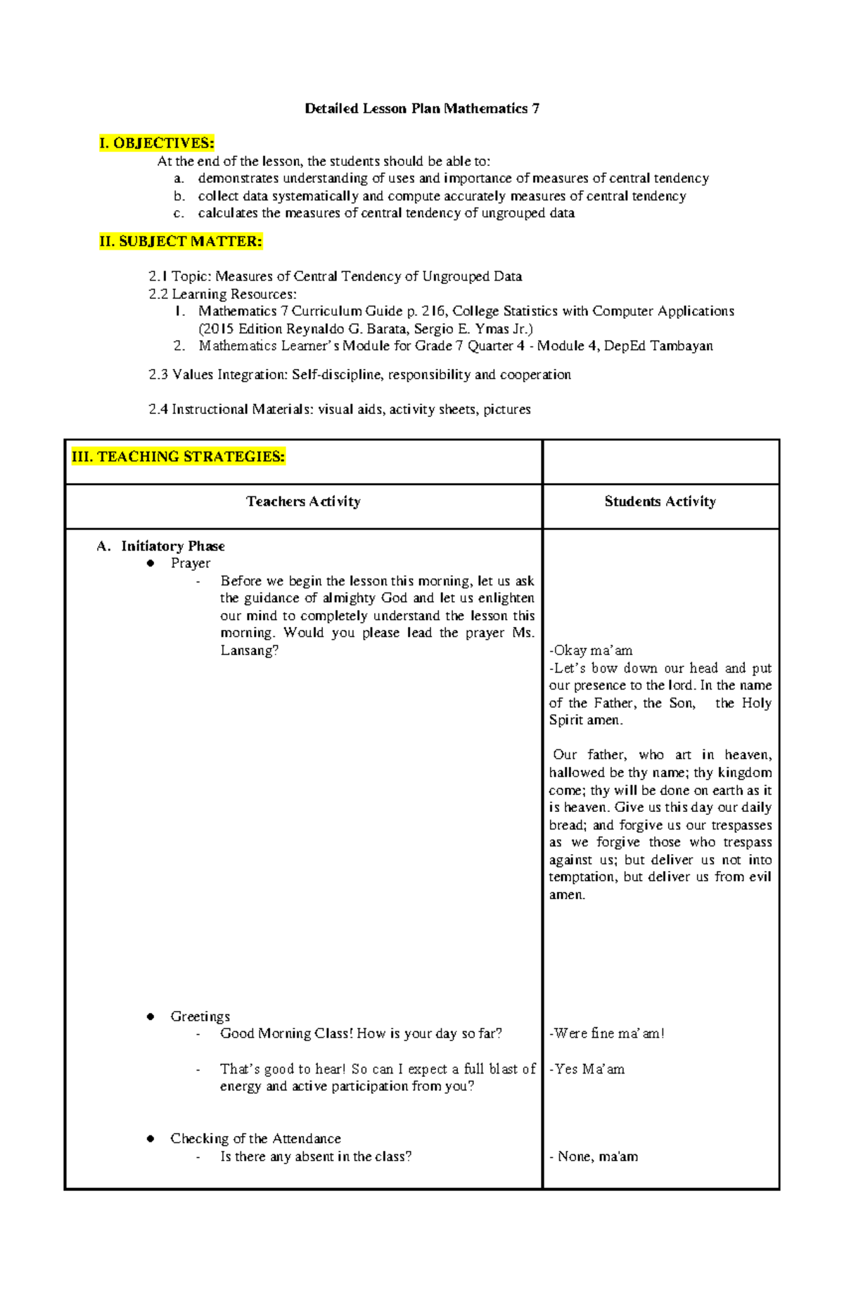 DLP Calimas Final - ... - Detailed Lesson Plan Mathematics 7 I ...