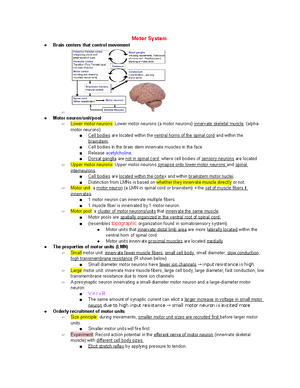 Bio 225 exam 2 - lecture notes for exam 2 - Lecture 9 Understand the ...