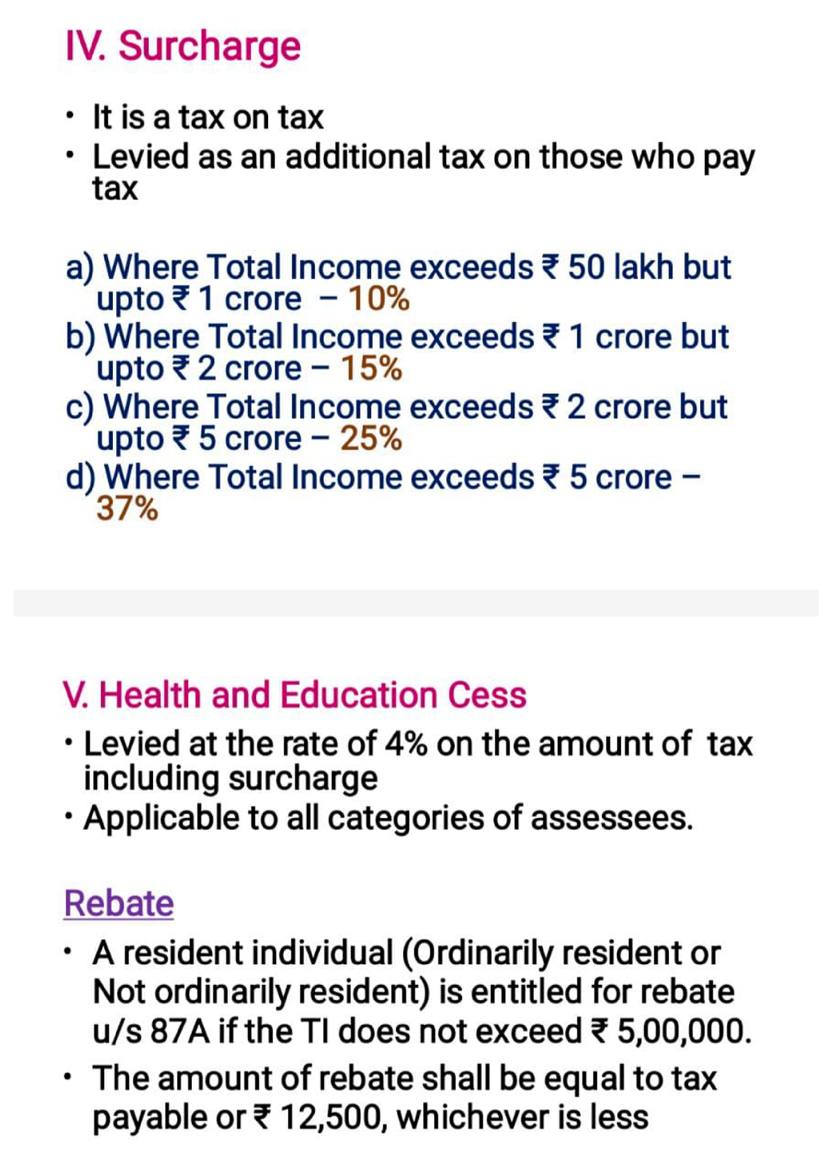 essay on income tax in india