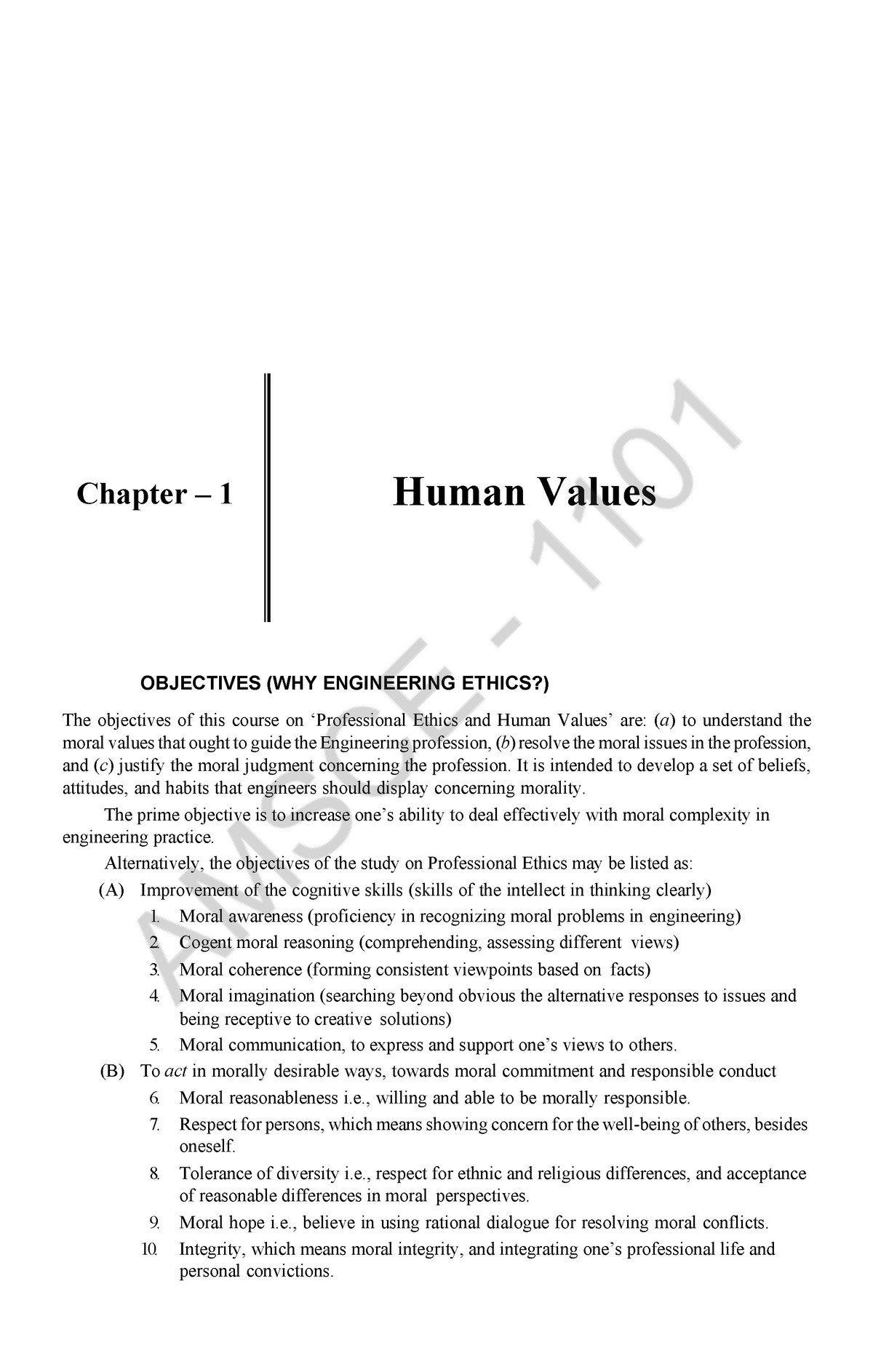 GE6075-Professional-Ethics-in-Engineering-Notes Watermark - Chapter – 1 ...