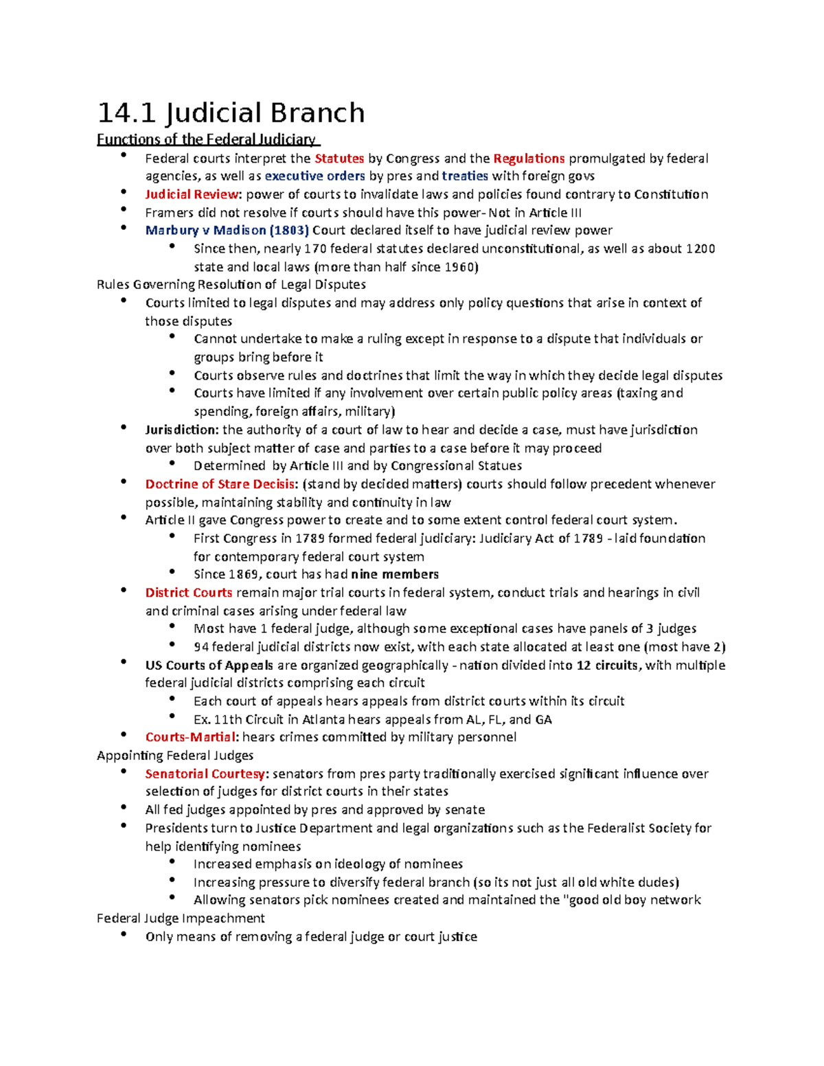 american-government-book-notes-chapter-14-14-judicial-branch